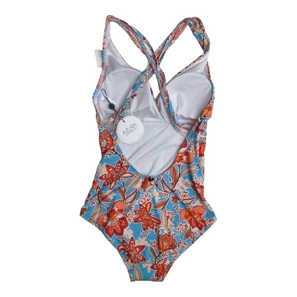 NWT Azura Australia Somerville Multi Cross Strap One Piece  Swimsuit - Picture 4 of 7